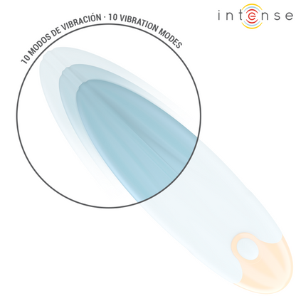 INTENSE - MIKE VIBRATING BULLET 10 VIBRAZIONI BLU - INTENSE FUN | Lingerie Harness Boutique