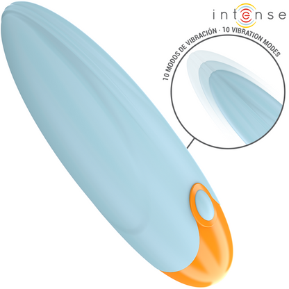 INTENSE - MIKE VIBRATING BULLET 10 VIBRAZIONI BLU - INTENSE FUN | Lingerie Harness Boutique