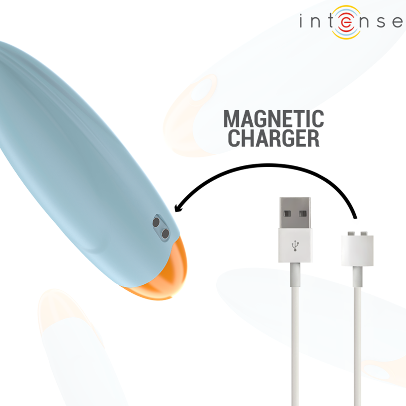 INTENSE - MIKE VIBRATING BULLET 10 VIBRAZIONI BLU - INTENSE FUN | Lingerie Harness Boutique