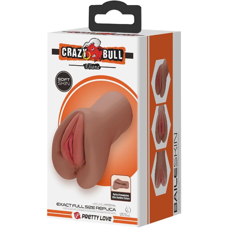 CRAZY BULL - ELIANA VAGINA E ANUS MULATTO - CRAZY BULL | Lingerie Harness Boutique