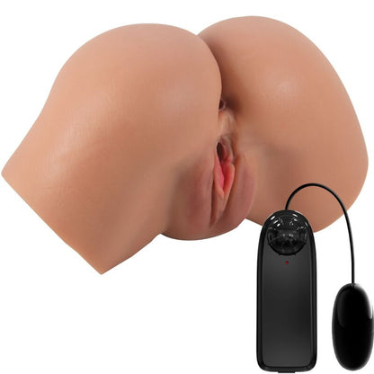 CRAZY BULL - VIBRATORE HAILEY CON VAGINA REALISTICA E CONTROLLO ANO REMOTO - CRAZY BULL | Lingerie Harness Boutique