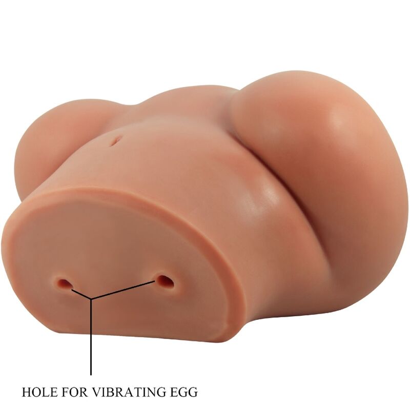 CRAZY BULL - VIBRATORE LUNA CON VAGINA REALISTICA E CONTROLLO ANO REMOTO - CRAZY BULL | Lingerie Harness Boutique