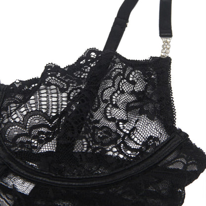 SUBBLIME - 954185 BABYDOLL IN PIZZO CON SPALLINE REGOLABILI NERO S/M - SUBBLIME BABYDOLLS | Lingerie Harness Boutique