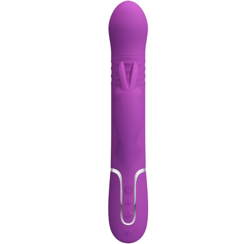 PRETTY LOVE - COALE 4 IN 1 MULTIFUNZIONE VIBRATORE CONIGLIO VIOLA - PRETTY LOVE | Lingerie Harness Boutique
