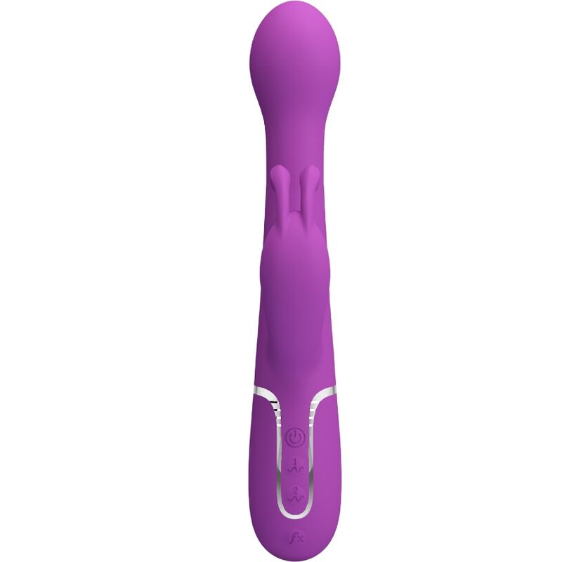 PRETTY LOVE - DEJON 3 IN 1 MULTIFUNZIONE VIBRATORE CONIGLIO VIOLA - PRETTY LOVE | Lingerie Harness Boutique