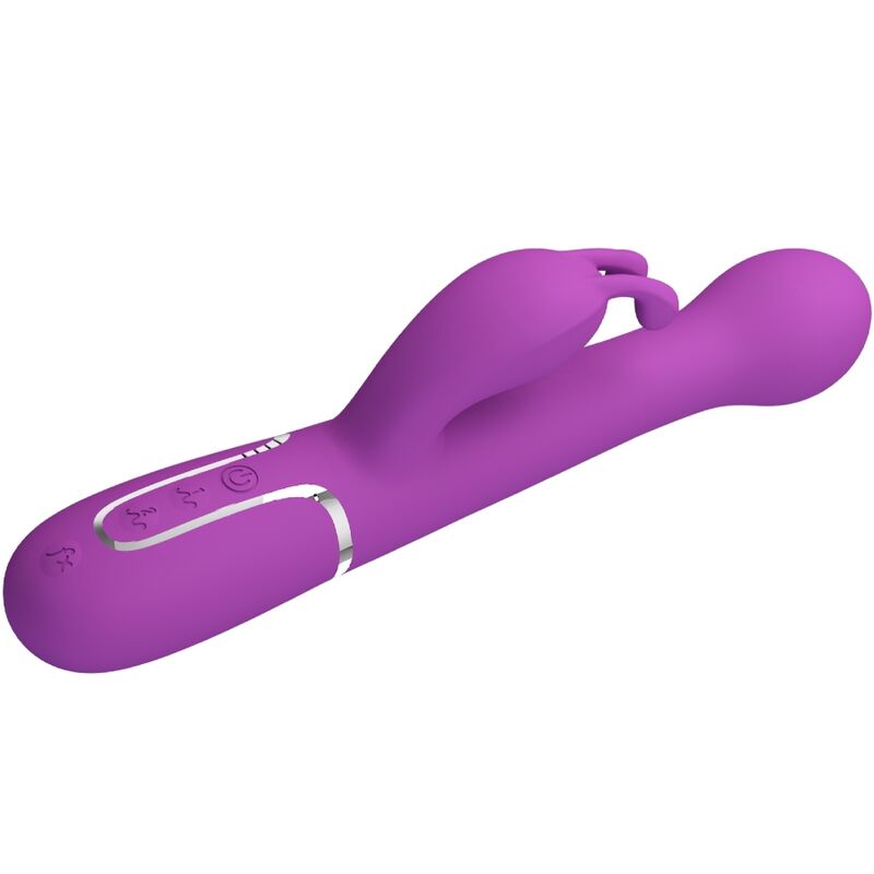 PRETTY LOVE - DEJON 3 IN 1 MULTIFUNZIONE VIBRATORE CONIGLIO VIOLA - PRETTY LOVE | Lingerie Harness Boutique