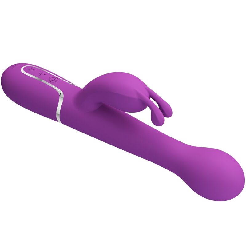 PRETTY LOVE - DEJON 3 IN 1 MULTIFUNZIONE VIBRATORE CONIGLIO VIOLA - PRETTY LOVE | Lingerie Harness Boutique