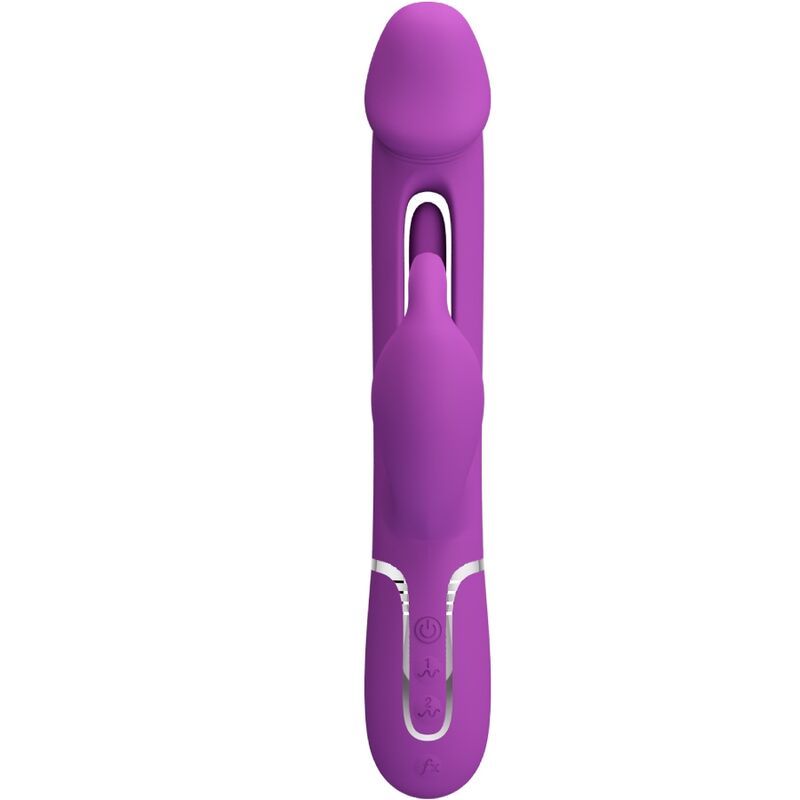 PRETTY LOVE - KAMPAS 3 IN 1 MULTIFUNZIONE VIBRATORE CONIGLIO VIOLA - PRETTY LOVE | Lingerie Harness Boutique