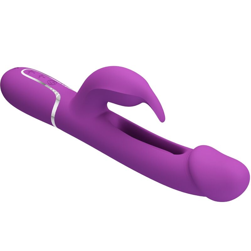 PRETTY LOVE - KAMPAS 3 IN 1 MULTIFUNZIONE VIBRATORE CONIGLIO VIOLA - PRETTY LOVE | Lingerie Harness Boutique