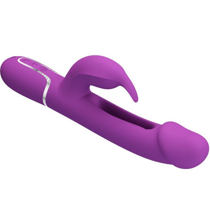 PRETTY LOVE - KAMPAS 3 IN 1 MULTIFUNZIONE VIBRATORE CONIGLIO VIOLA - PRETTY LOVE | Lingerie Harness Boutique
