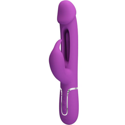 PRETTY LOVE - KAMPAS 3 IN 1 MULTIFUNZIONE VIBRATORE CONIGLIO VIOLA - PRETTY LOVE | Lingerie Harness Boutique