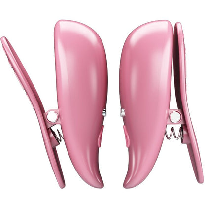 PRETTY LOVE - MORSETTI PER CAPEZZOLI CAILEY 10 VIBRAZIONI TELECOMANDO ROSA - PRETTY LOVE | Lingerie Harness Boutique