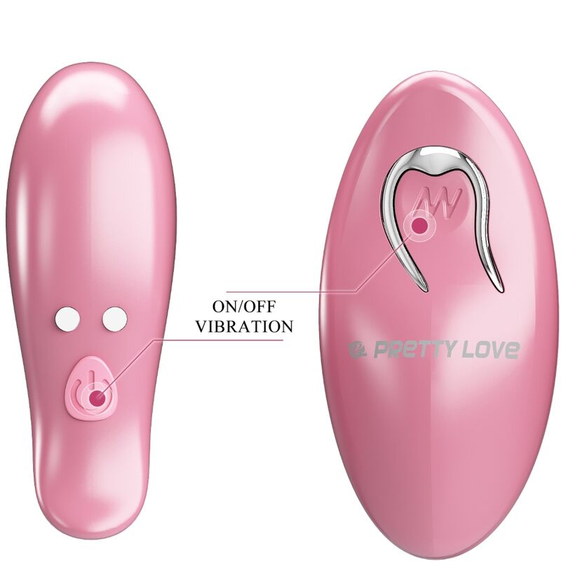 PRETTY LOVE - MORSETTI PER CAPEZZOLI CAILEY 10 VIBRAZIONI TELECOMANDO ROSA - PRETTY LOVE | Lingerie Harness Boutique