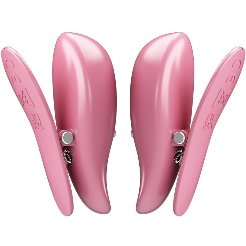 PRETTY LOVE - MORSETTI PER CAPEZZOLI CAILEY 10 VIBRAZIONI TELECOMANDO ROSA - PRETTY LOVE | Lingerie Harness Boutique