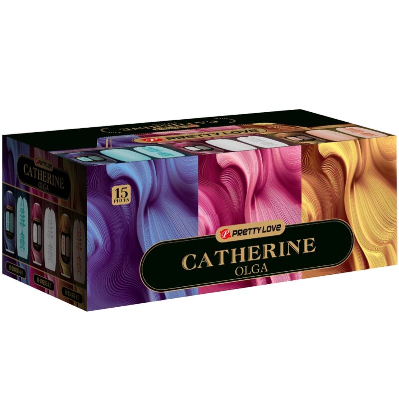 PRETTY LOVE - OLGA PACK 15 VARI MASTURBATORI MASCHILI - PRETTY LOVE | Lingerie Harness Boutique