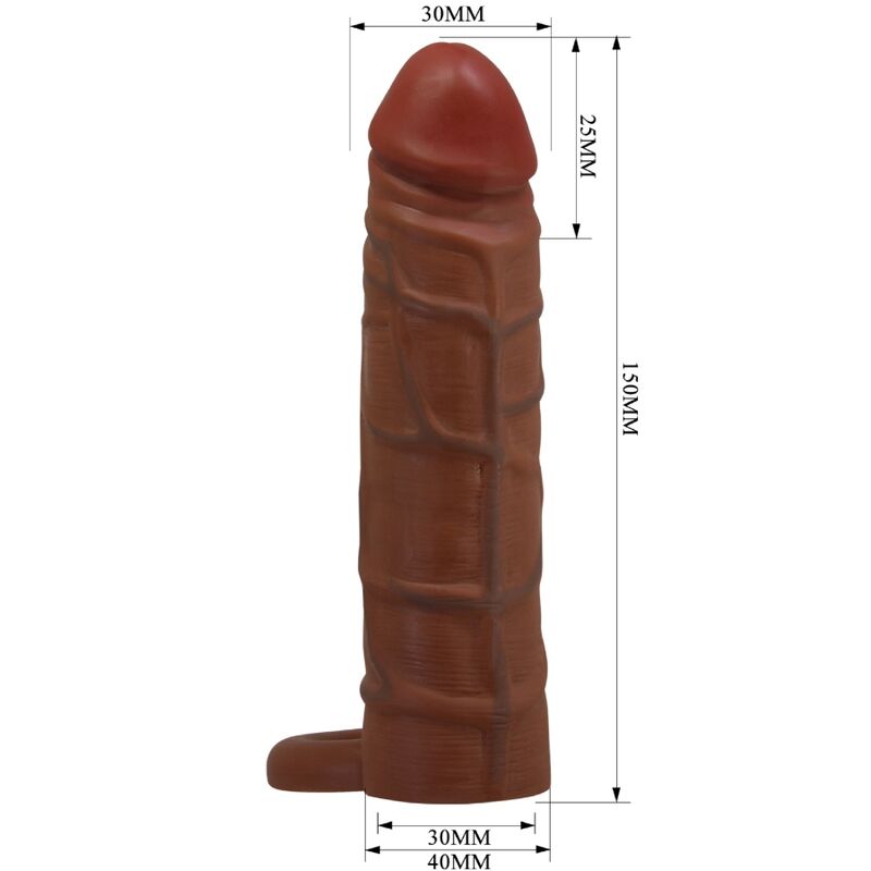 PRETTY LOVE - KAILE GUAINA PER PENE CON ESTENSIONE DA 2,5 CM MULATTO - PRETTY LOVE | Lingerie Harness Boutique