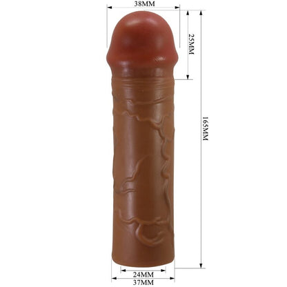 PRETTY LOVE - GUAINA PER PENE NILE CON ESTENSIONE 2,5 CM MULATTO - PRETTY LOVE | Lingerie Harness Boutique