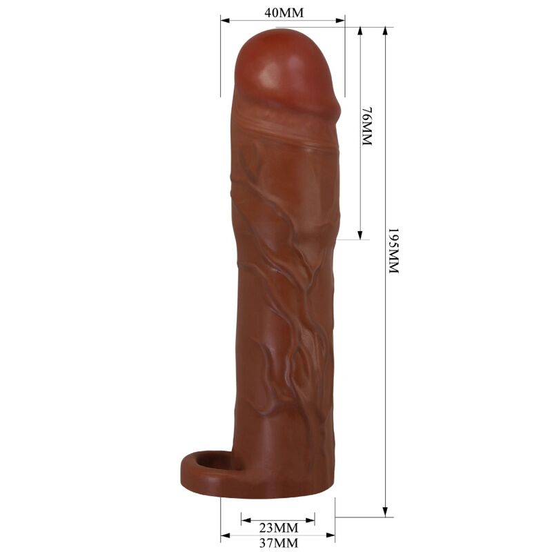 PRETTY LOVE - GUAINA PER PENE GERD CON ESTENSIONE 7,6 CM MULATTO - PRETTY LOVE | Lingerie Harness Boutique