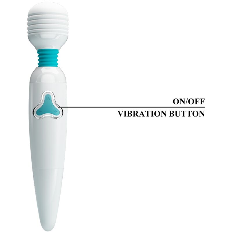 PRETTY LOVE - VIBRATORE CLOUD WAND 7 VIBRAZIONI BIANCO - PRETTY LOVE | Lingerie Harness Boutique