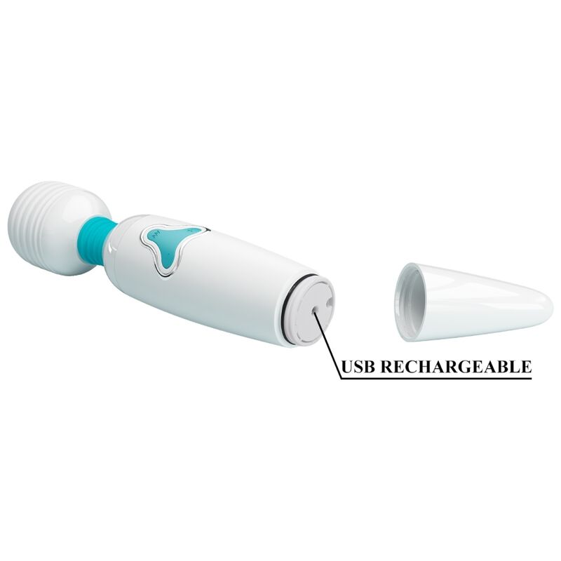 PRETTY LOVE - VIBRATORE CLOUD WAND 7 VIBRAZIONI BIANCO - PRETTY LOVE | Lingerie Harness Boutique