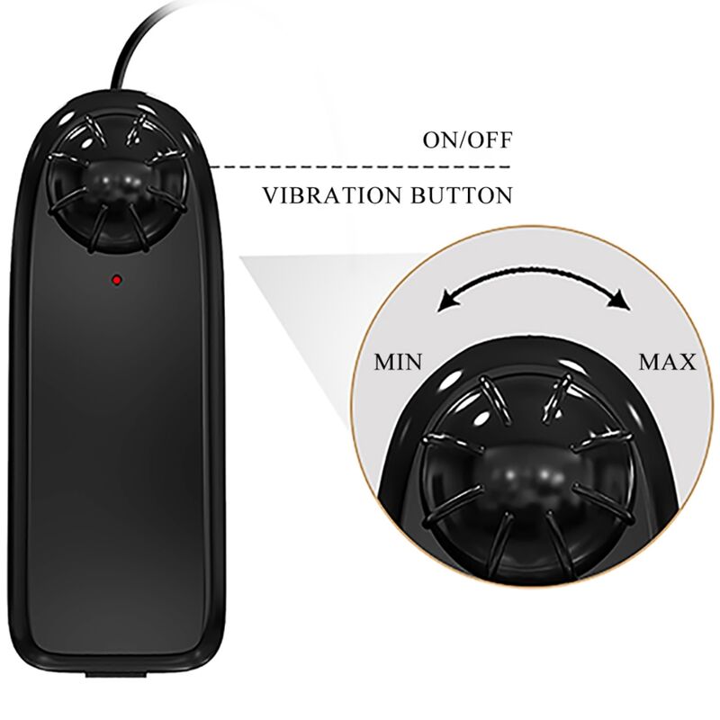 BAILE - BAHAMUT VIBRATORE REALISTICO 21,8 CM CARNE TELECOMANDO - BAILE | Lingerie Harness Boutique