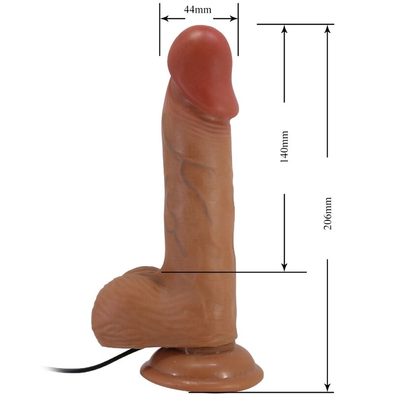 BAILE - CATOBLEPAS VIBRATORE REALISTICO 20,6 CM CARNE TELECOMANDO - BAILE | Lingerie Harness Boutique
