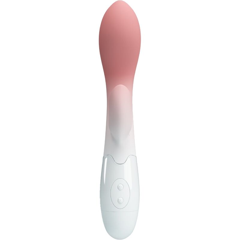 PRETTY LOVE - VIBRATORE PUNTO G LUMINOSO + STIMOLATORE CLITORIDEO 30 VIBRAZIONI ROSA - PRETTY LOVE | Lingerie Harness Boutique