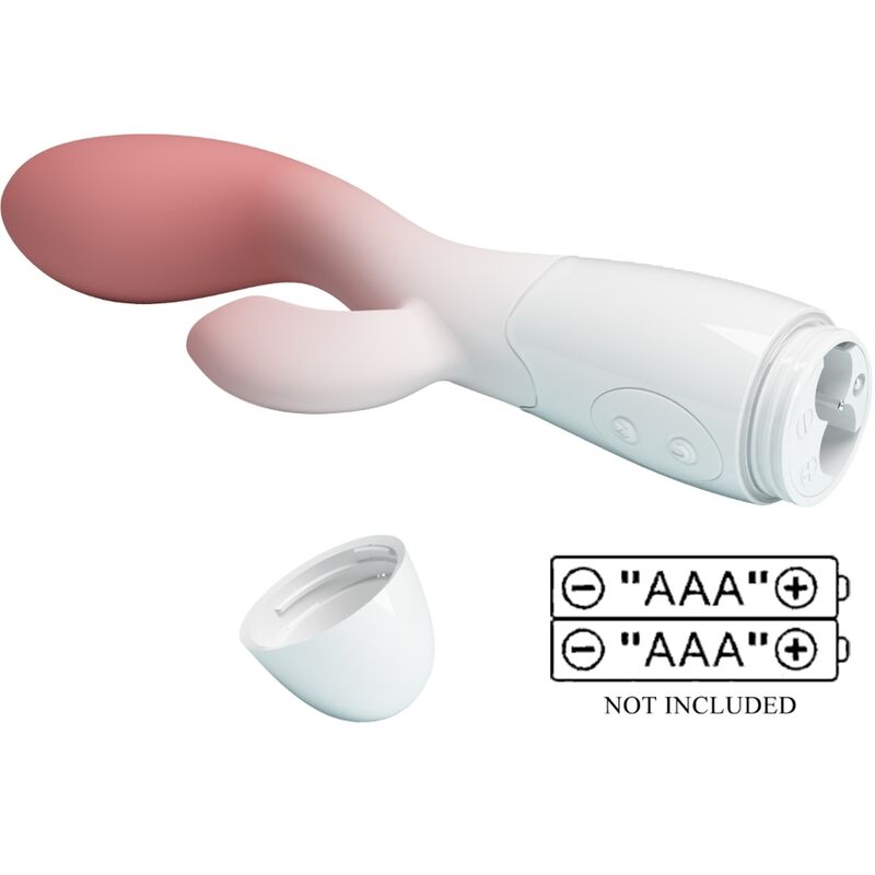 PRETTY LOVE - VIBRATORE PUNTO G LUMINOSO + STIMOLATORE CLITORIDEO 30 VIBRAZIONI ROSA - PRETTY LOVE | Lingerie Harness Boutique