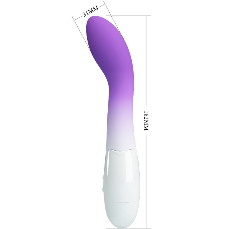 PRETTY LOVE - VIBRATORE PUNTO G BISHOP 30 VIBRAZIONI VIOLA - PRETTY LOVE | Lingerie Harness Boutique