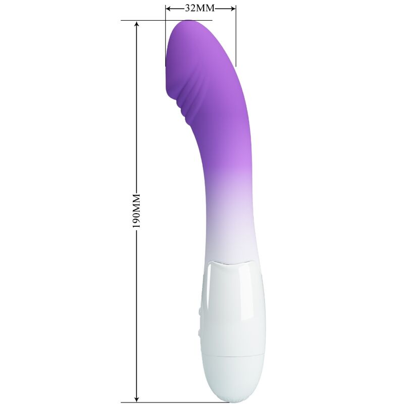 PRETTY LOVE - VIBRATORE ELEMENTAL G-SPOT 30 VIBRAZIONI VIOLA - PRETTY LOVE | Lingerie Harness Boutique