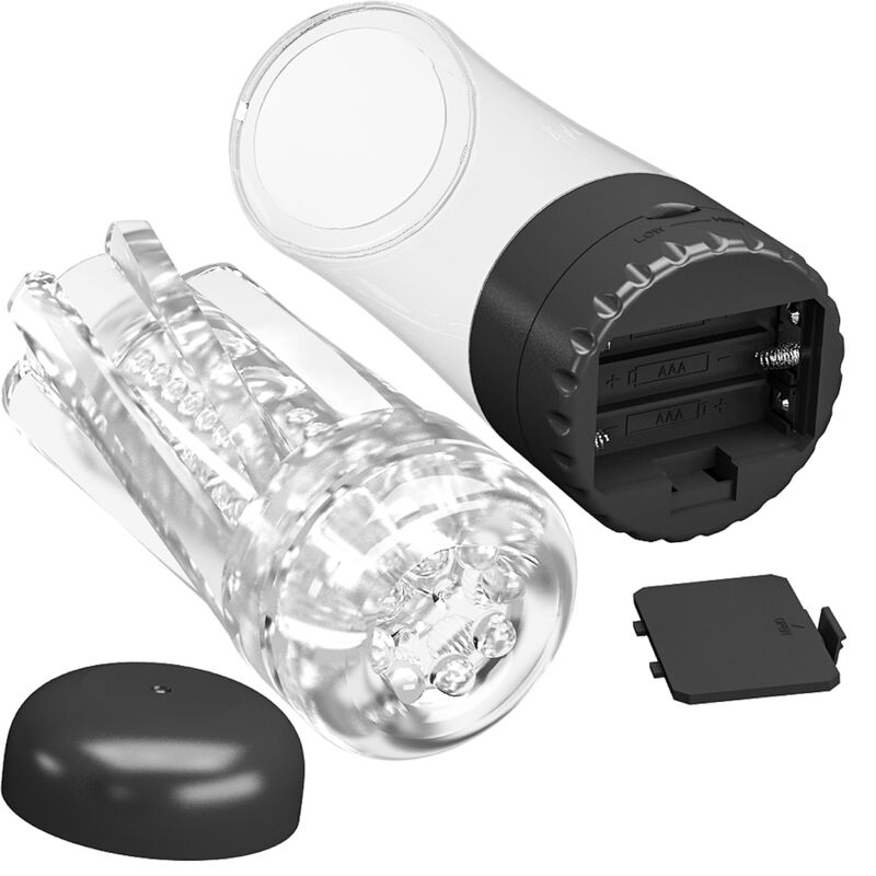 PRETTY LOVE - TAMARA MASTURBATORE MASCHILE VIBRATORE MULTI-VELOCITÀ NERO - PRETTY LOVE | Lingerie Harness Boutique