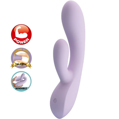 PRETTY LOVE - VIBRATORE CONIGLIO ROSOLYN 10 VIBRAZIONI VIOLA - PRETTY LOVE | Lingerie Harness Boutique