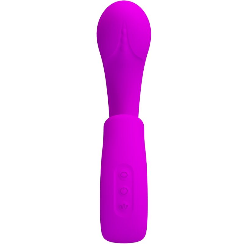 PRETTY LOVE - SIBEL SIBEL VIBRATORE PUNTO G + STIMOLATORE CLITORIDEO 10 VIBRAZIONI VIOLA - PRETTY LOVE | Lingerie Harness Boutique