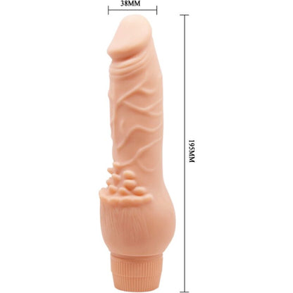 BAILE - BARBARA VIBRATORE REALISTICO 19,5 CM CARNE - BAILE | Lingerie Harness Boutique