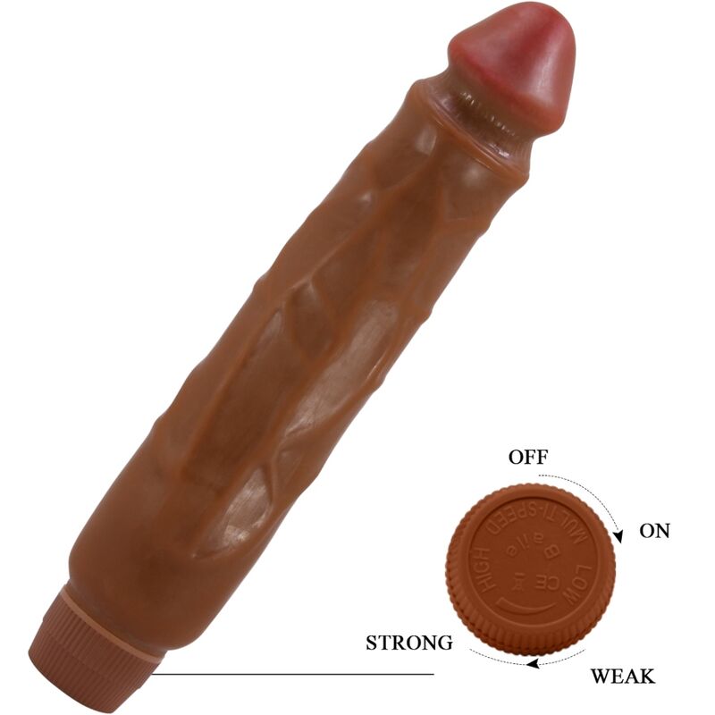 BAILE - JACK VIBRATORE REALISTICO 26 CM MULATTO - BAILE | Lingerie Harness Boutique