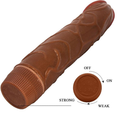 BAILE - BOB VIBRATORE REALISTICO 22,5 CM MULATTO - BAILE | Lingerie Harness Boutique