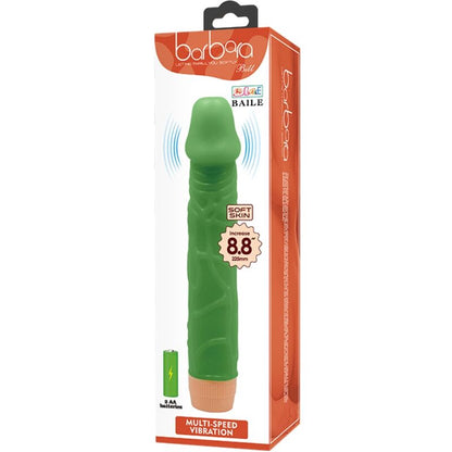 BAILE - BILL VIBRATORE REALISTICO 22,5 CM VERDE - BAILE | Lingerie Harness Boutique