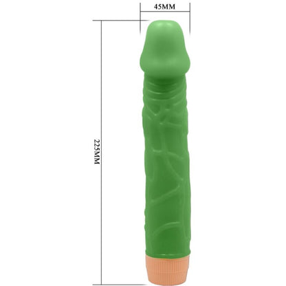 BAILE - BILL VIBRATORE REALISTICO 22,5 CM VERDE - BAILE | Lingerie Harness Boutique