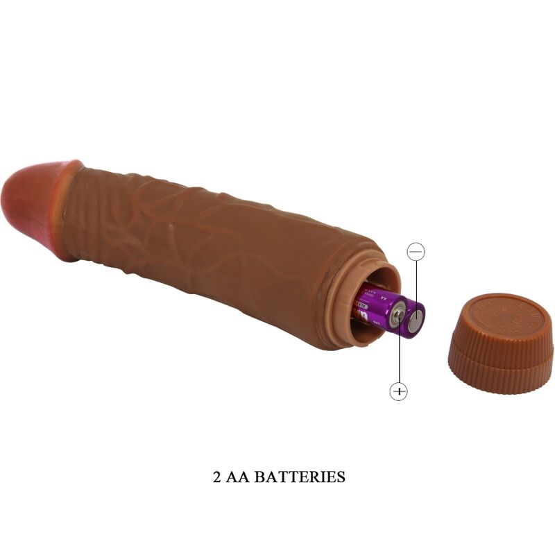 BAILE - JEFF VIBRATORE REALISTICO 19,5 CM MULATTO - BAILE | Lingerie Harness Boutique