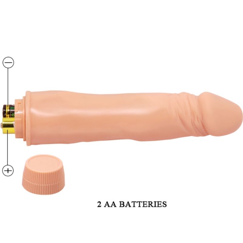 BAILE - VIBRATORE REALISTICO NANO 21 CM CARNE - BAILE | Lingerie Harness Boutique