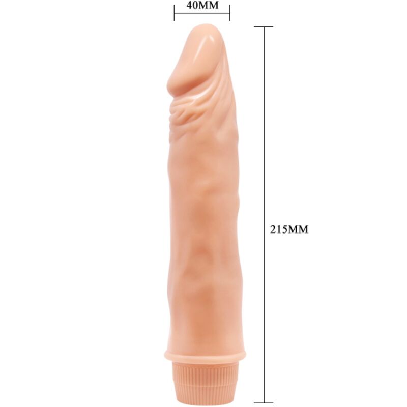 BAILE - VIBRATORE REALISTICO NANO 21 CM CARNE - BAILE | Lingerie Harness Boutique