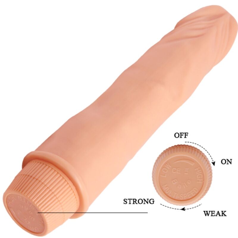 BAILE - VIBRATORE REALISTICO NANO 21 CM CARNE - BAILE | Lingerie Harness Boutique
