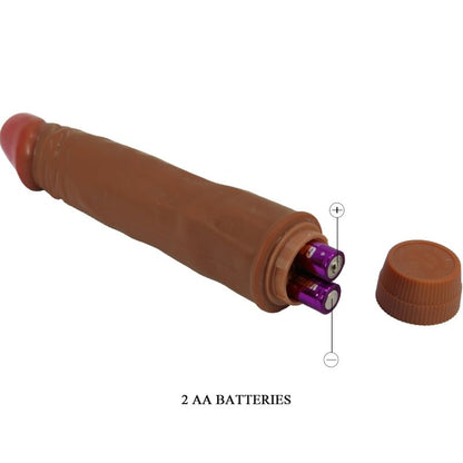 BAILE - VIBRATORE REALISTICO NANO 21 CM MULATTO - BAILE | Lingerie Harness Boutique