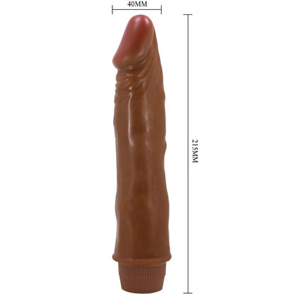 BAILE - VIBRATORE REALISTICO NANO 21 CM MULATTO - BAILE | Lingerie Harness Boutique