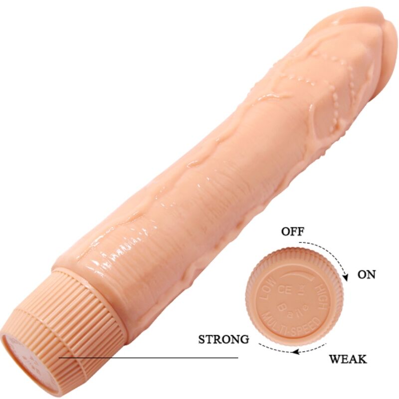 BAILE - DYBBUK VIBRATORE REALISTICO 24 CM CARNE - BAILE | Lingerie Harness Boutique
