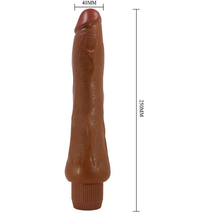 BAILE - DRYAD VIBRATORE REALISTICO 25 CM MULATTO - BAILE | Lingerie Harness Boutique