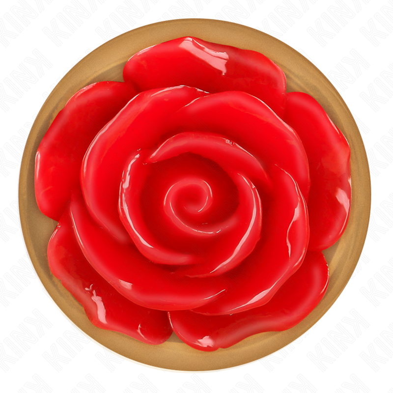 KINK - PLUG ANALE IN ORO ROSA CON ROSA ROSSA S - KINK PLEASURE PLUGS | Lingerie Harness Boutique