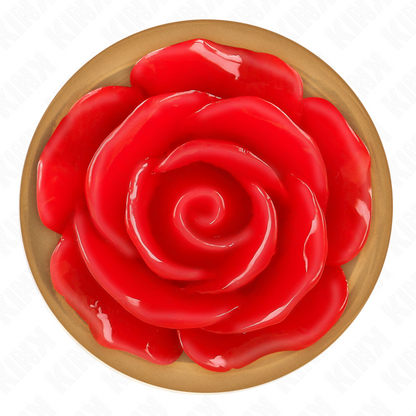 KINK - PLUG ANALE IN ORO ROSA CON ROSA ROSSA S - KINK PLEASURE PLUGS | Lingerie Harness Boutique