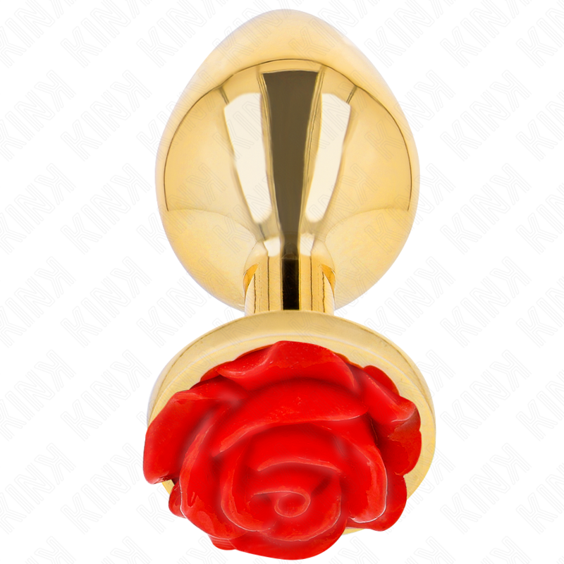 KINK - PLUG ANALE ORO ROSA ROSSO TAGLIA L - KINK PLEASURE PLUGS | Lingerie Harness Boutique