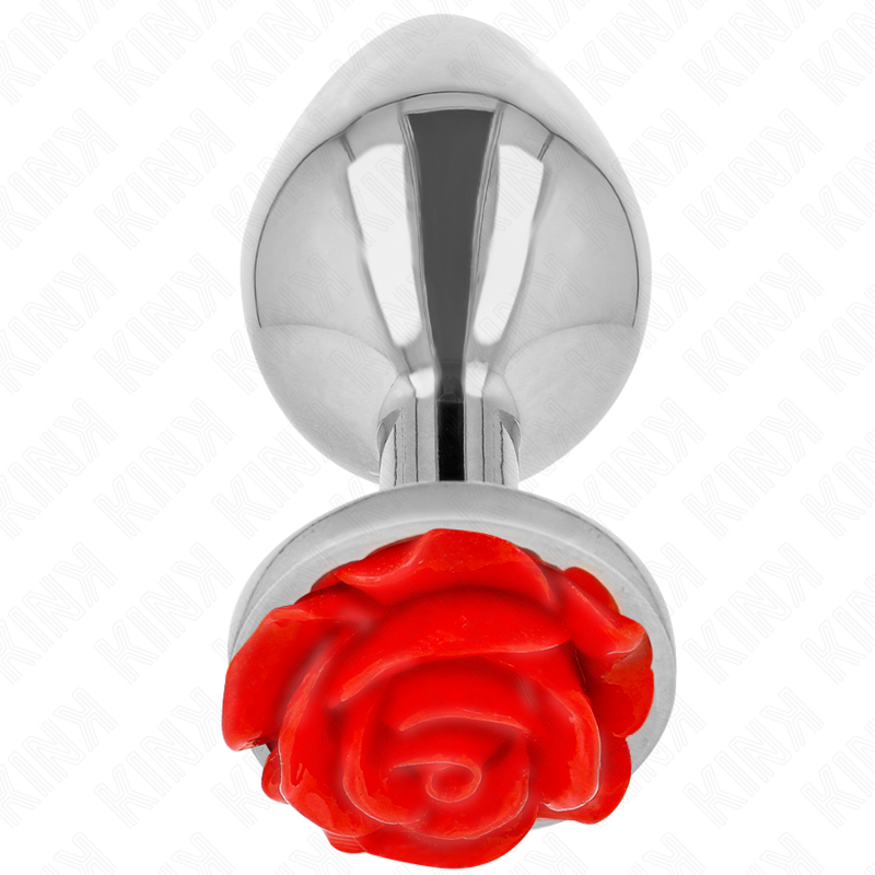 KINK - PLUG ANALE ROSA ROSSO TAGLIA L - KINK PLEASURE PLUGS | Lingerie Harness Boutique